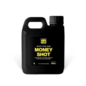 Lawn Hub Money Shot Lawn Fertiliser 1 L pack at Cairns Mower City