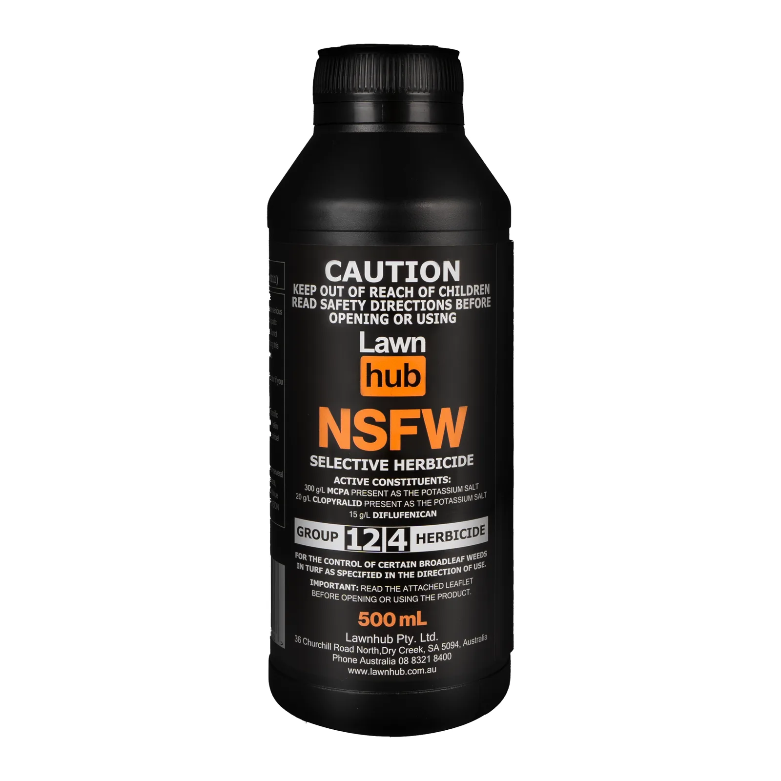 Lawn Hub NSFW Broadleaf Herbicide 500 mL pack at Cairns Mower City
