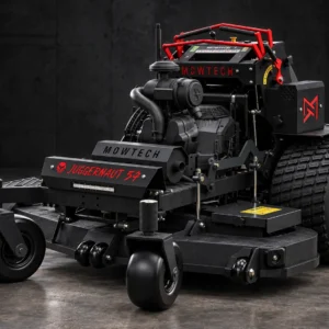 Mowtech Juggernaut 54 XL mower front three-quarter view at Cairns Mower City