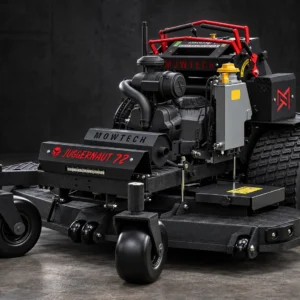 Mowtech Juggernaut 72 XL mower front three-quarter view at Cairns Mower City