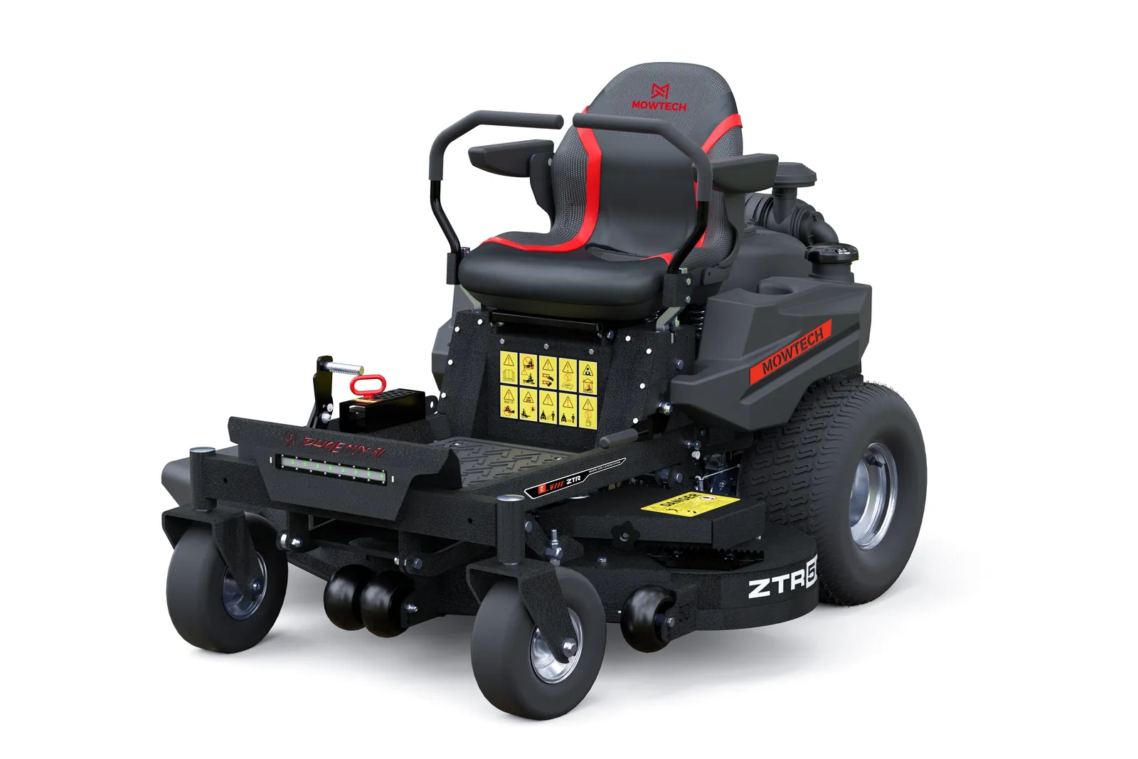 Mowtech Phoenix 50 mower front three-quarter view at Cairns Mower City